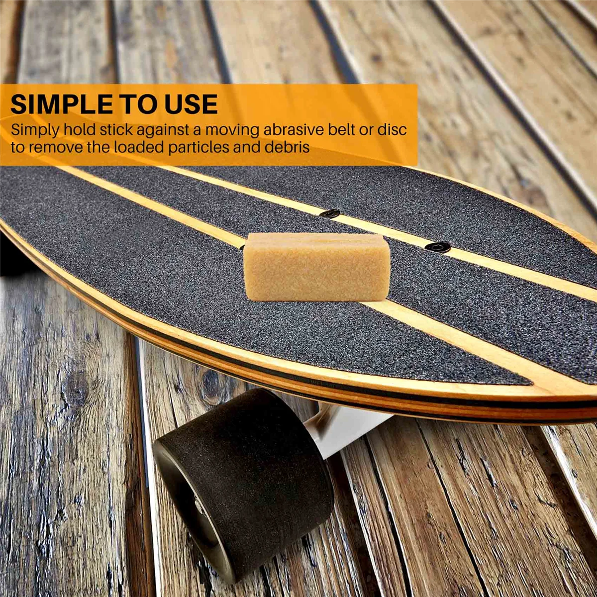 

A48I Abrasive Cleaning Glue Stick Sanding Belt Band Drum Cleaner Sandpaper Cleaning Eraser for Belt Disc Sander B