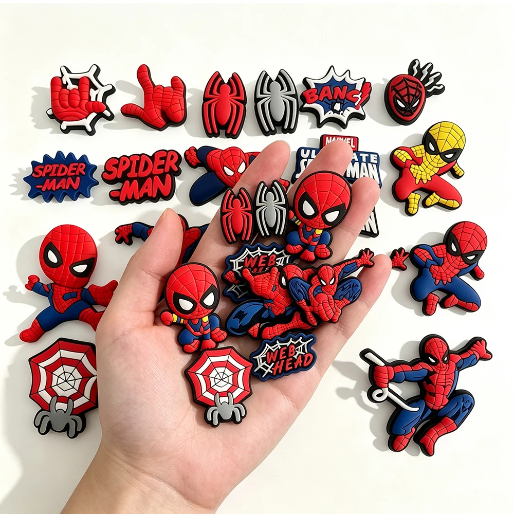 9/21 Stück Cartoon Anime Helden Charakter Schuh-Charm Großhandel PVC Clog Armband Deko Schnalle Abnehmbar DIY Wasserdicht Party Geschenk – Detail 10