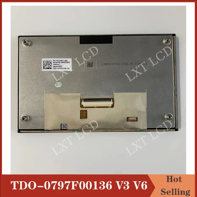 오리지널 신제품 TDO-0797F00136-V6 TDO-0797F00136-V3 TDO-0797F00136 LMB5F00136 터치스크린 포함 LCD 기아 현대…