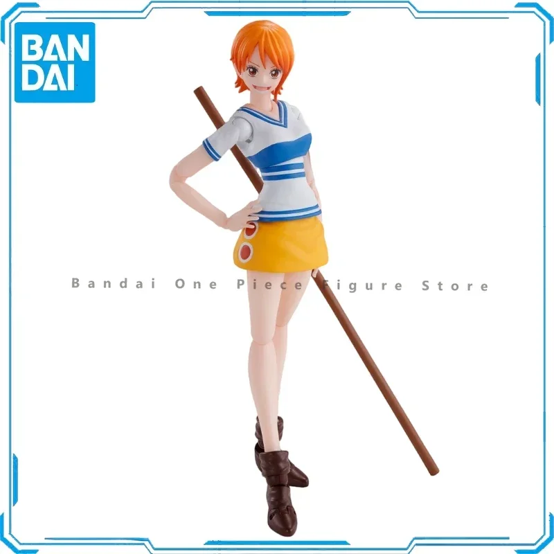 

Предпродажа, оригинальные Bandai One Piece SHF Dawn of Adventure Nami, экшн-фигурки, анимационные подарки, модель, оригинальный коллекционер, аниме, хобби