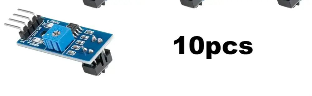 

10 TCRT5000 Infrared Reflective Sensor Modules With Infrared LEDs For Obstacle Detection Within A 1-25mm Range.