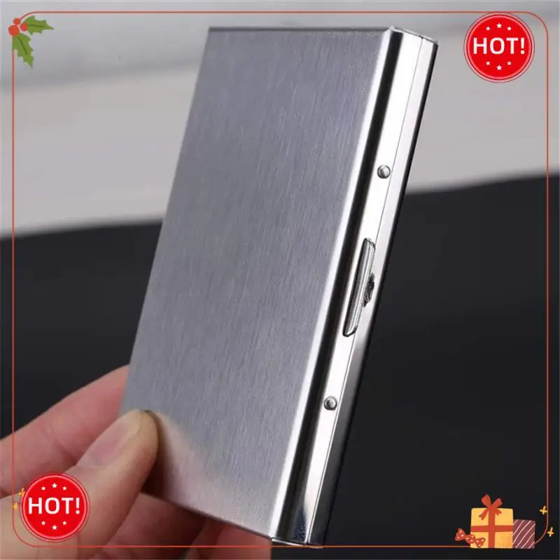 

Durable-Slim Metal Credit ID Card Business Card Holder -Anti-Magnetic Aluminum Wallet,Stainless Steel Card Holder,ID Card Clip