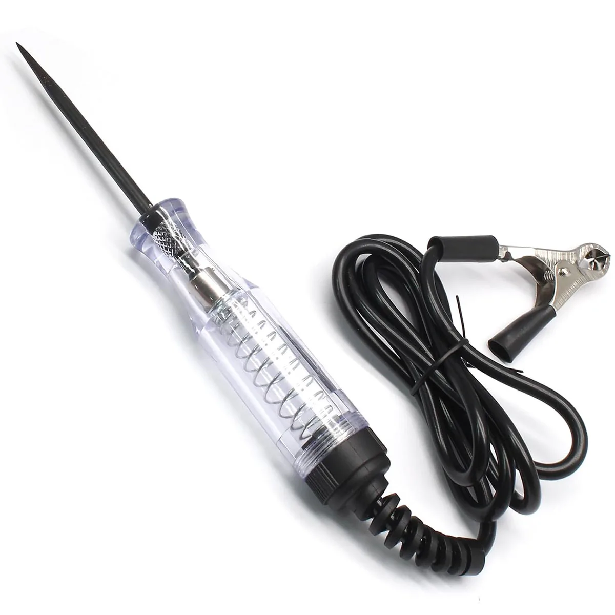 

Тестовый светильник для автомобилей, тестер напряжения для автомобилей, грузовиков, тестер 6 В-24 В с цифровым дисплеем, проводной зонд напряжения для автомобиля, ручка