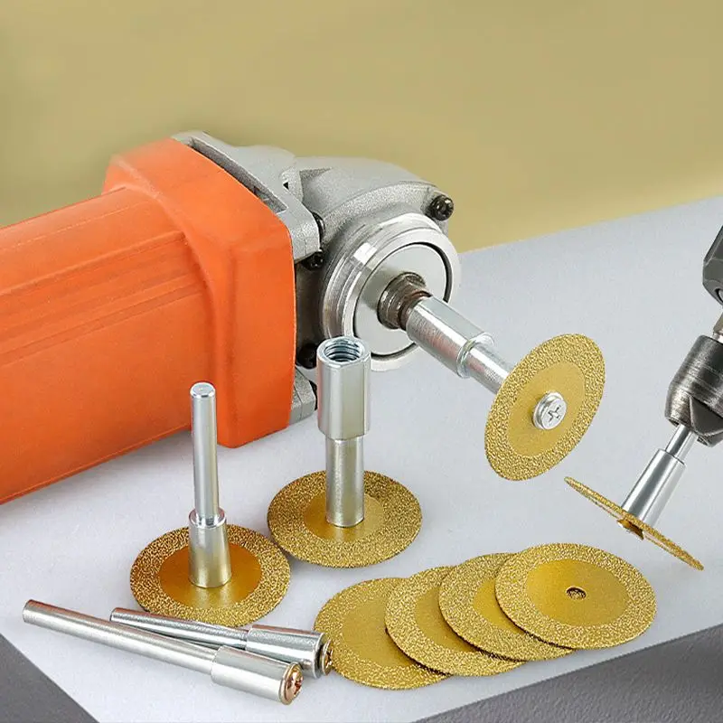 5pcs 40mm Diamond Grinding Wheel Rotary Circular Saw Blade Abrasive Diamond DiscMini Cutting Disc for Rotory Accessories