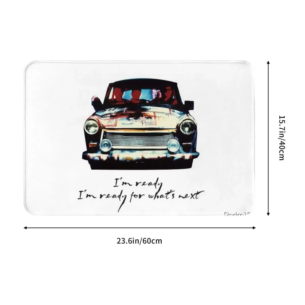 U2 - TRABANT 60x40cm Carpet Polyester Floor Mats Holiday Living Room Gifts