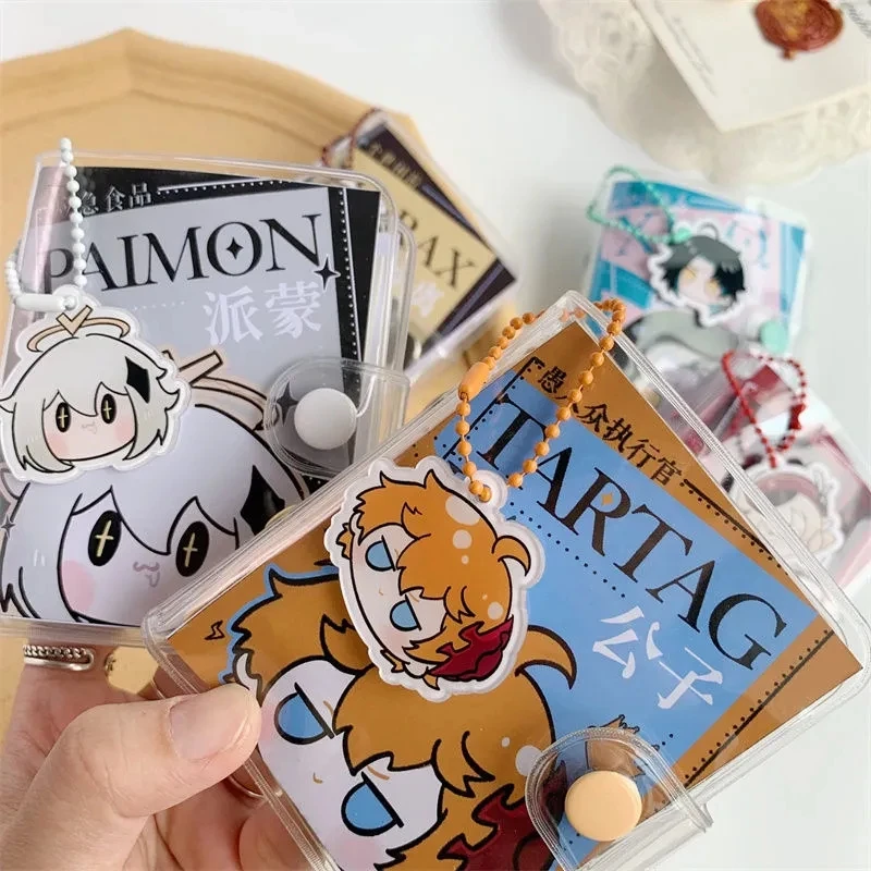 Genshin Impact Klee Paimon Zhongli Tartaglia Xiao Cute Cartoon Notebook Kawaii Periphery Student Stationery Lovely Holiday Gift