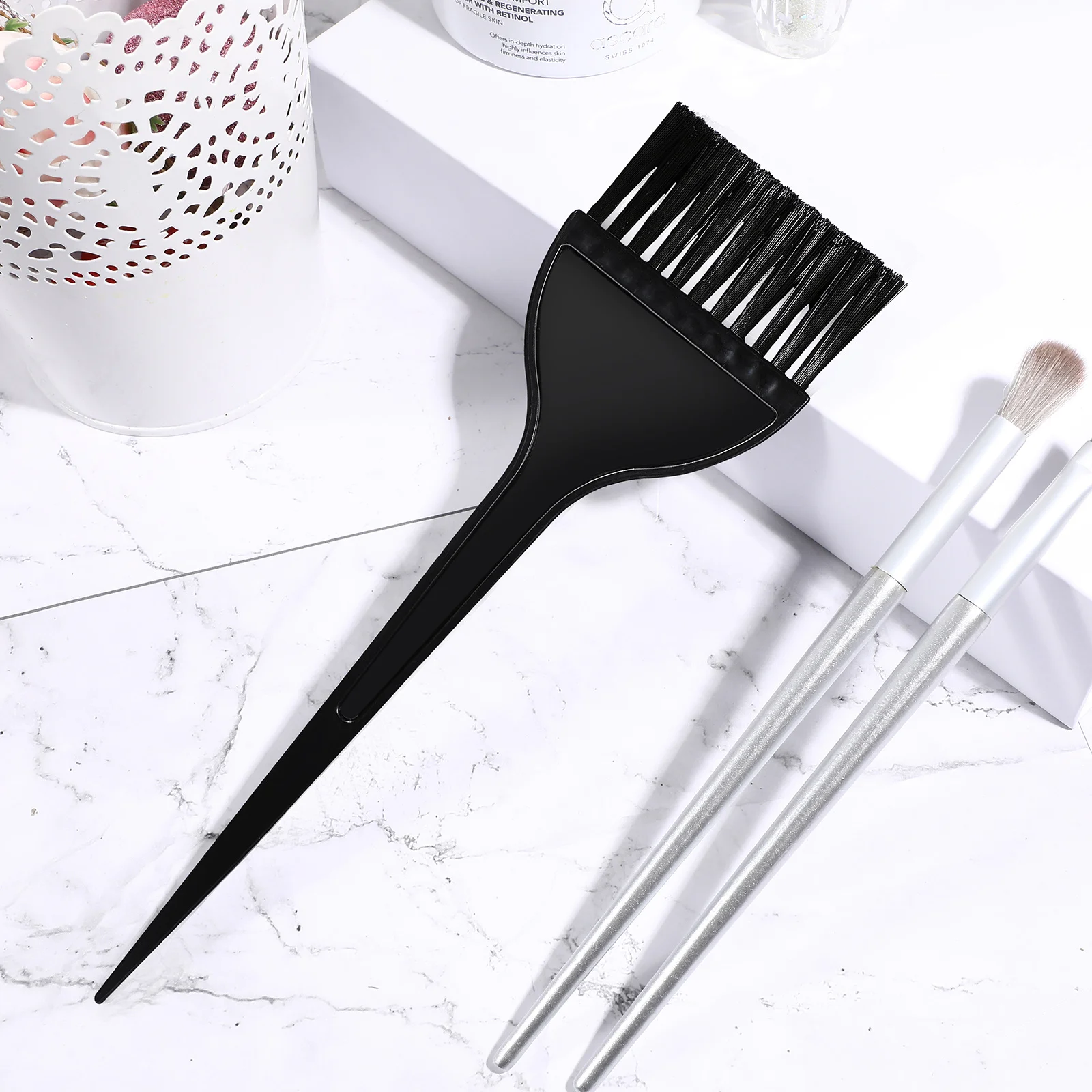 

Hair Highlighting Kit with Flat Paddle Boards and Dye Brush for Mess Free Coloring Professional Grade Tools Salon Home Use