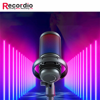 GAM-ME6S USB gaming microphone RGB dazzling lights computer k song recording mobile phone live broadcast