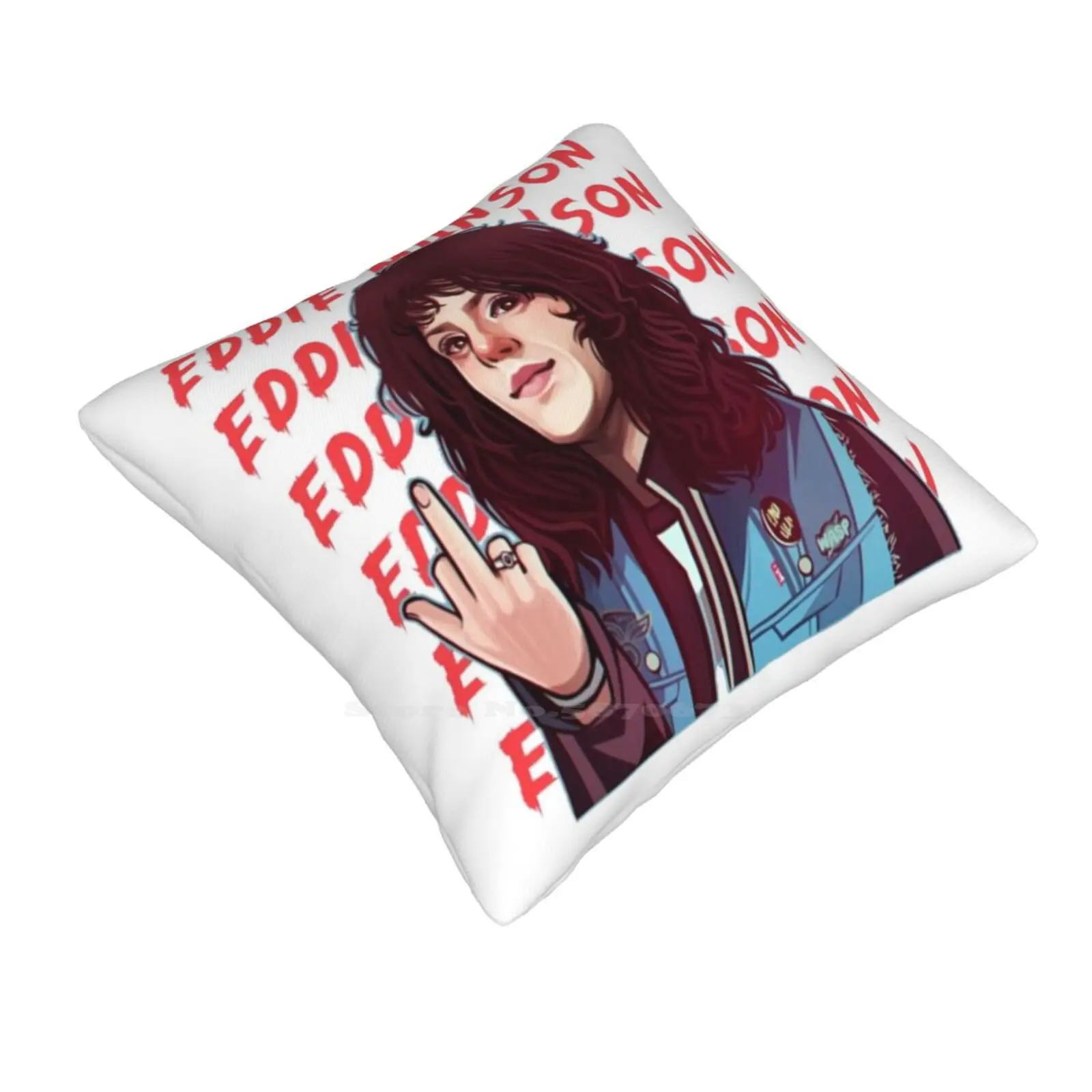 Eddie Munson's Guitar Home Sofa Car Waist Throw Pillowcase 4 Eddie Eddie Eddie Munson Guitar