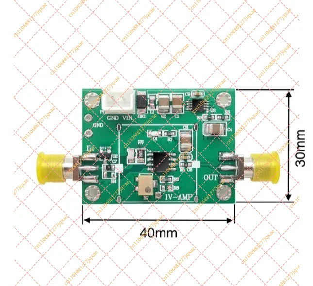 High-Speed Transimpedance Amplifier (TIA), Single-Supply I/V Converter for APD & PIN Photodiodes