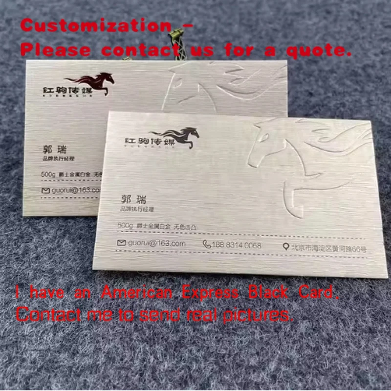 custom.New Arrival Personalized Metal Membership Cards with Custom Design & Engraving Business or Organization Use