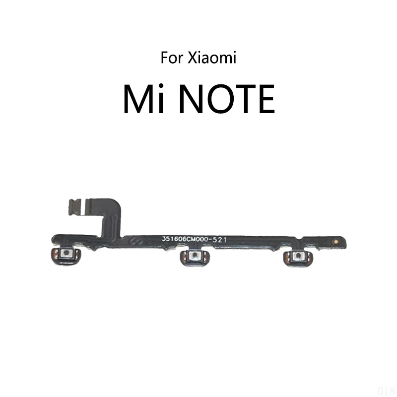 Power Button Switch Volume Mute Button On / Off Flex Cable For Xiaomi Mi NOTE 2 3