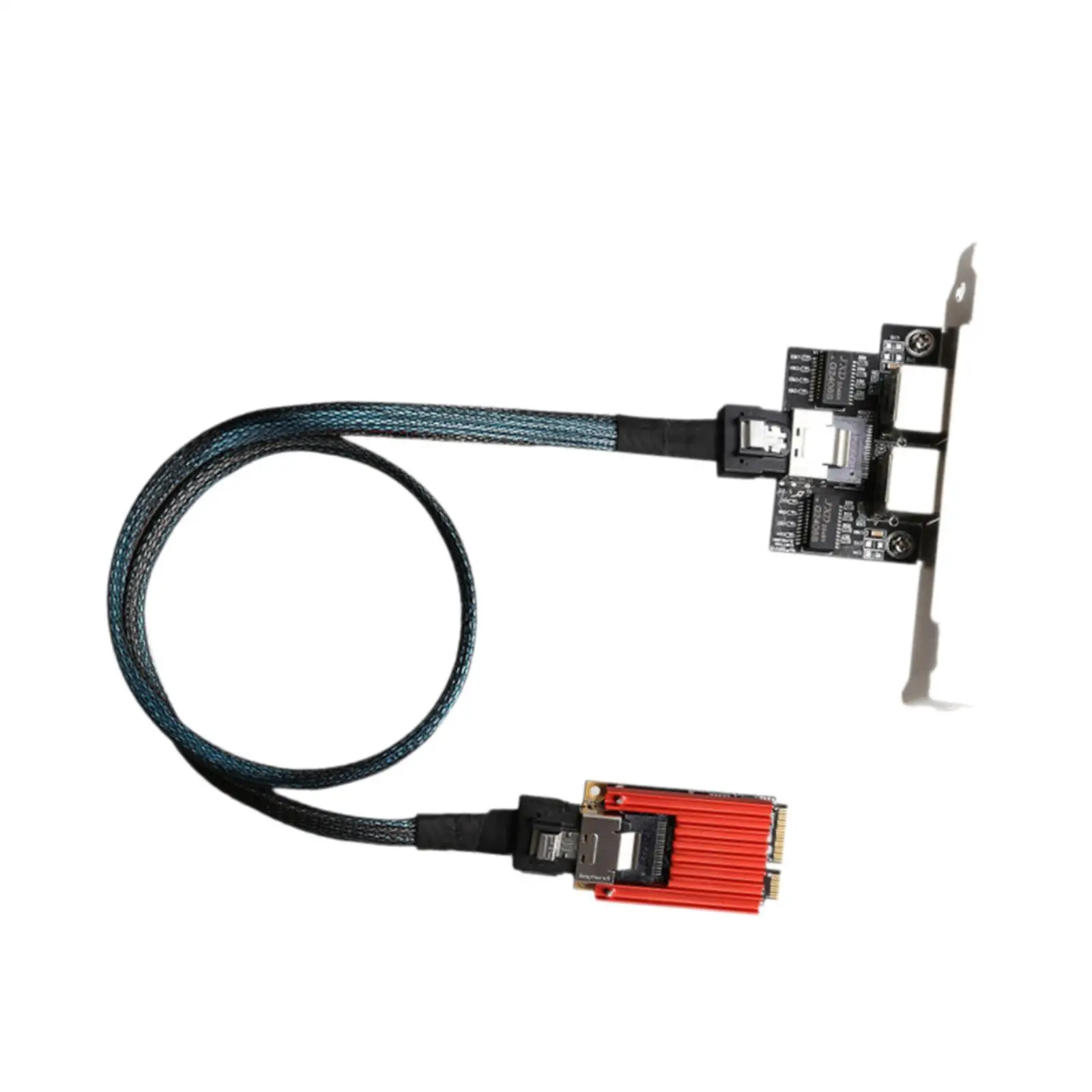 

Mini PCIe Gigabit Ethernet Network Card with Cable Mini PCIe Interface for Single Board Computers Working Industrial Computers