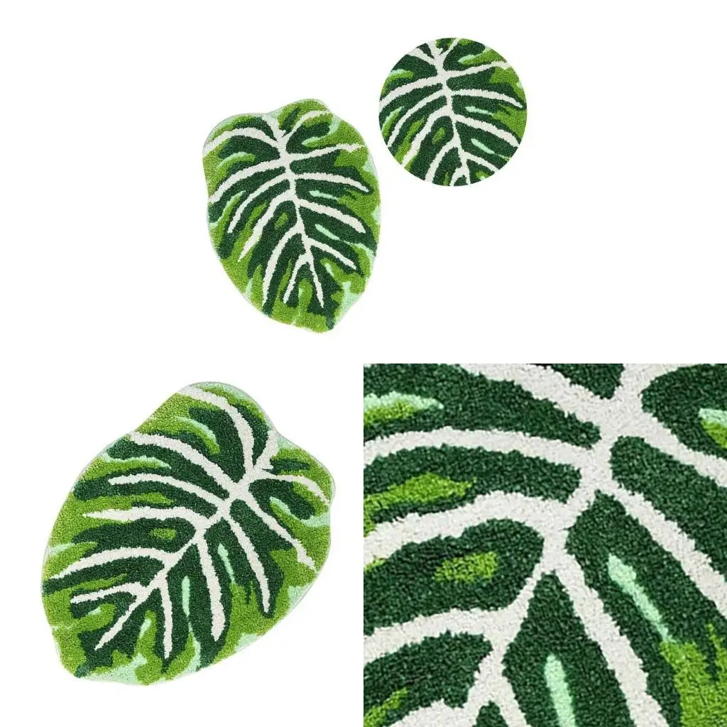 F19B Bath Mat Creative New Year Rug Slip Resistant Carpet Floor Mat for Various Home Setting Kids Room Decoration