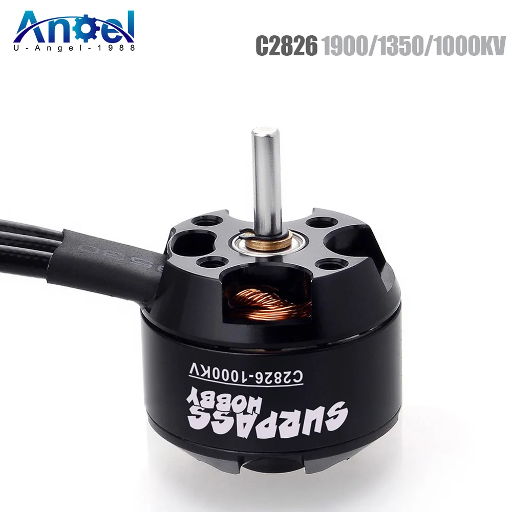 

SURPASS HOBBY 2208 C2826 1000KV 1350KV 1900KV 14 Poles Brushless Motor for RC 100g-350g Airplane Fixed-wing Glider Aircraft