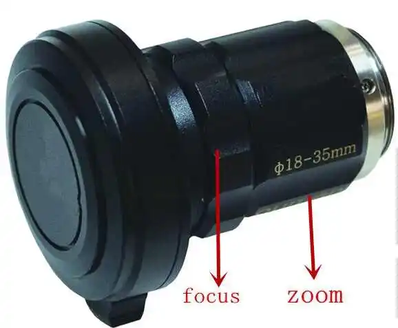 

Top quality C mount F18-35mm zoom coupler adapter for medical endoscopic