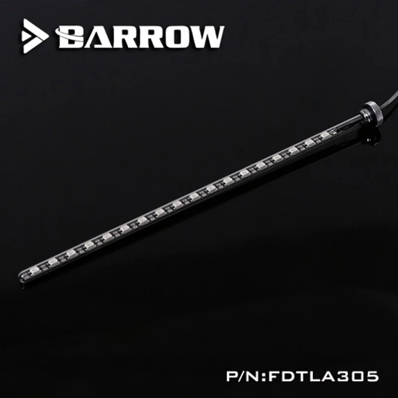 Резервуар для воды Barrow FDTLA V2 RGB Aurora со светодиодсветодиодный подсветкой и разнообразными длинными кварцевыми элементами из матового стекла