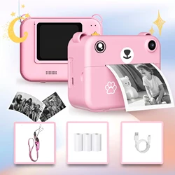 Multi functional children's camera is a must-have Halloween gift. The camera can print instantly and is a portable small camera