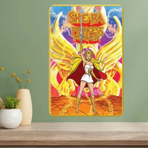 

Металлический постер-табличка с изображением героини сериала She-Ra: Принцесса Силы