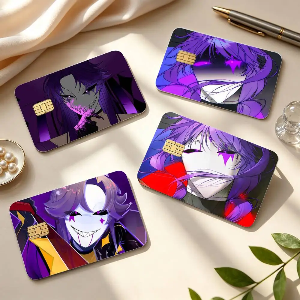 The Freak Circus The Jester  HD Waterproof Credit Card Stickers Silicone Decals For Chip Game Cards Gift