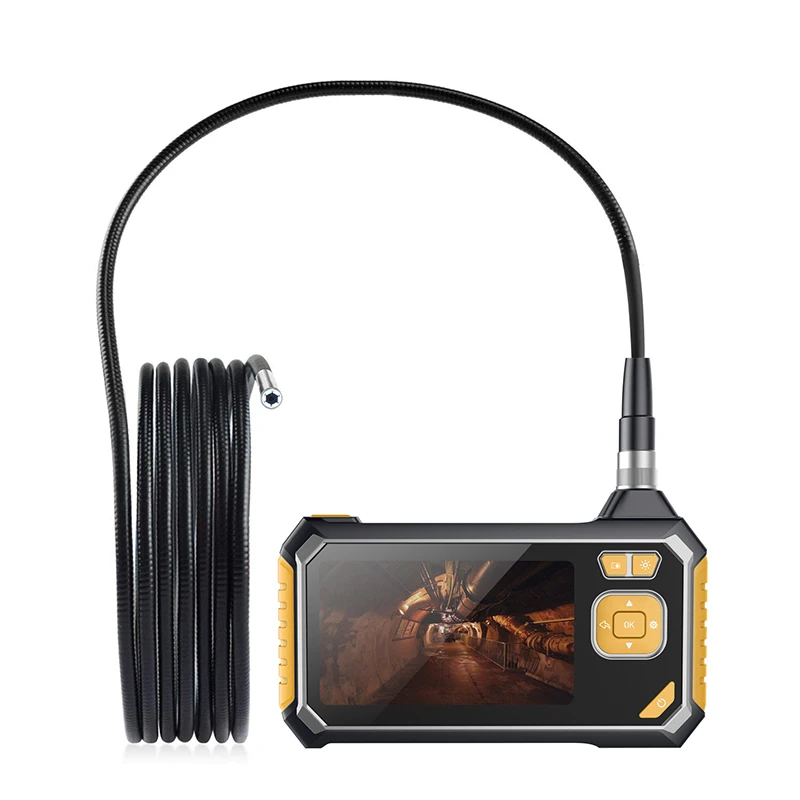 

8mm Industrial Endoscope Hd 1080p 4.3 Inch Display For Car Inspection Auto Repair Camera Endoscope 2600mah Snake Hard Cam