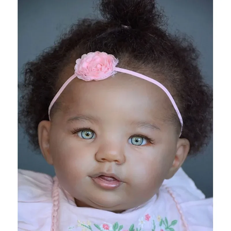 20inch Reborn Smile Baby Abigail Doll Kit Reborn Unfinished Fresh Color Doll Parts with Body and Eyes