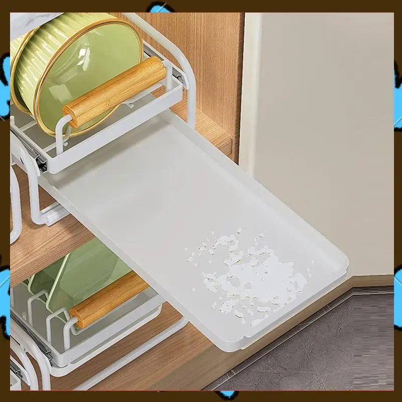 

Promotion! Simple Storage Rack Sticky-Free Anti-Slip Drawing Shelf Storage Basket Drain Rack