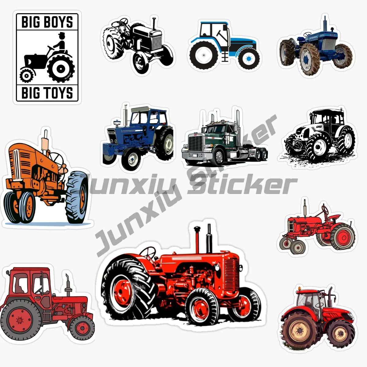 

Tractor Car Sticker Vinyl Self-adhesive Custom Printing Personalized Creative Decal Car Material Accessories Decoration