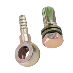 2pcs/Set Ball Head Adapter Motorcycle Oil Cooler Screw Oil Cooler Fittings M12x1.25mm Refit High quality Latest Durable New