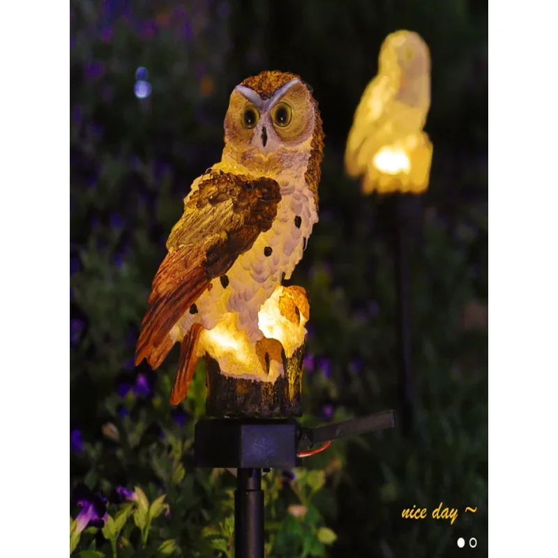 Solar Outdoor Courtyard Animal Lamp Lawn Landscape Lamp Villa Garden Waterproof Small Night Lamp