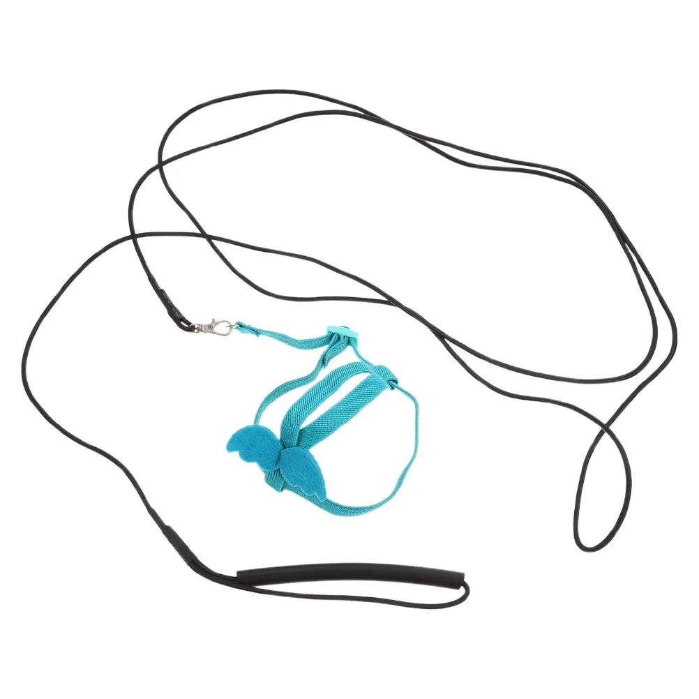 

Wear-Resistant Parrot Harness and Leash Lightweight Adjustable for Bird Flying Control Outdoor Indoor Training for Pet Birds