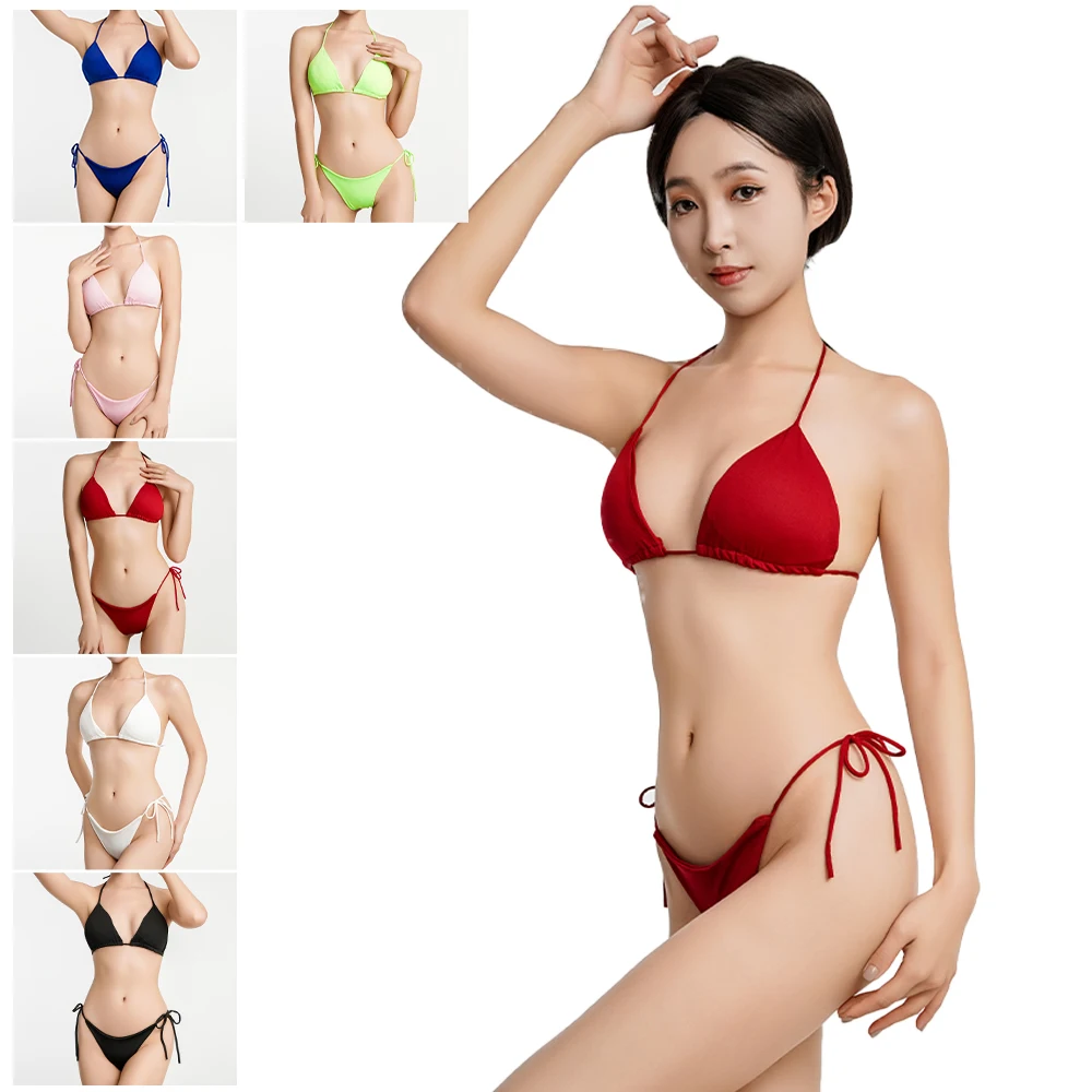 

Woman Bra Bikini Set Two Piece Swim Suit Swimwear Sexy Women Bikini Swimsuit Beachwear Bathing Maillot De Bain Femme Suit