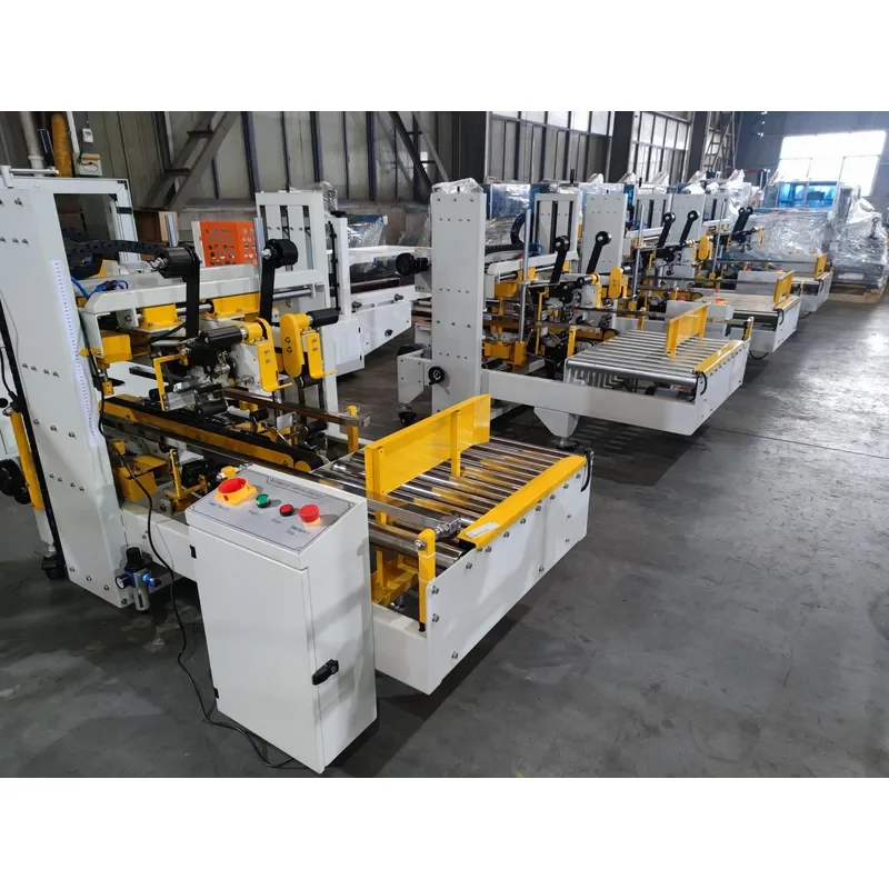 Automatic Electric Flap Carton Sealer Machine for Food and Cans with Adhesive Tape CE Certified