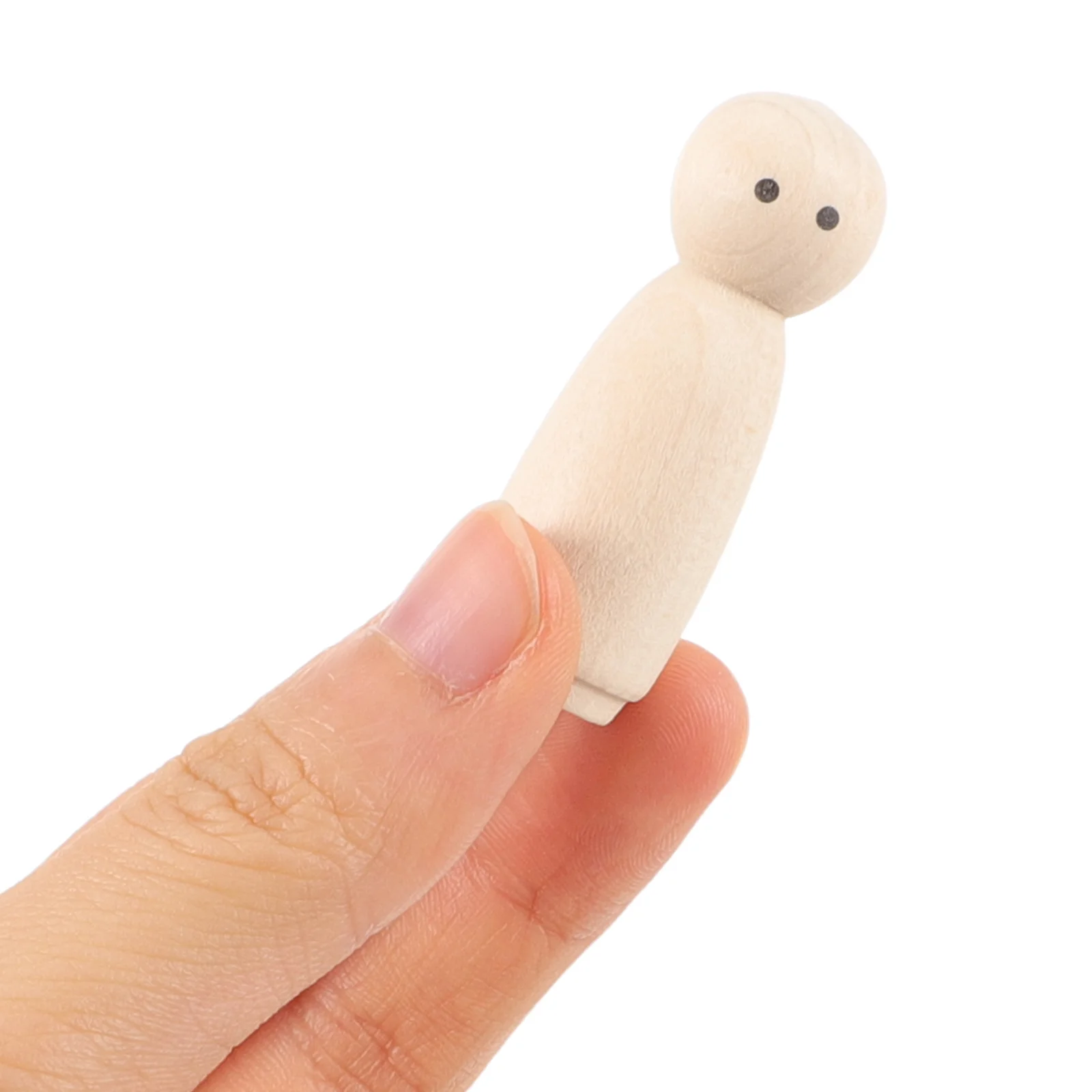 Poupées en bois inachevées pour enfants, bricolage, peinture, cheville en bois, grands jouets artisanaux, graffiti, femme, bureau, 10 pièces