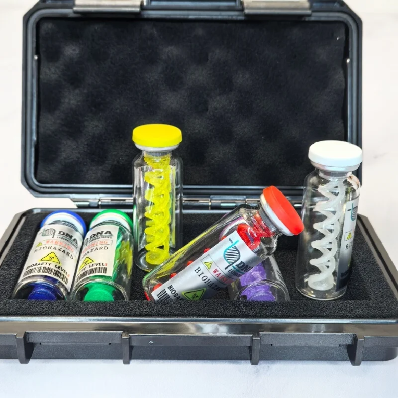 

Горячее в наличии, биологическая опасность, бутылка с вирусом, двойная спираль, образец, модель ручной работы, игровая периферия, украшение для сцены, модель, игрушки, подарки