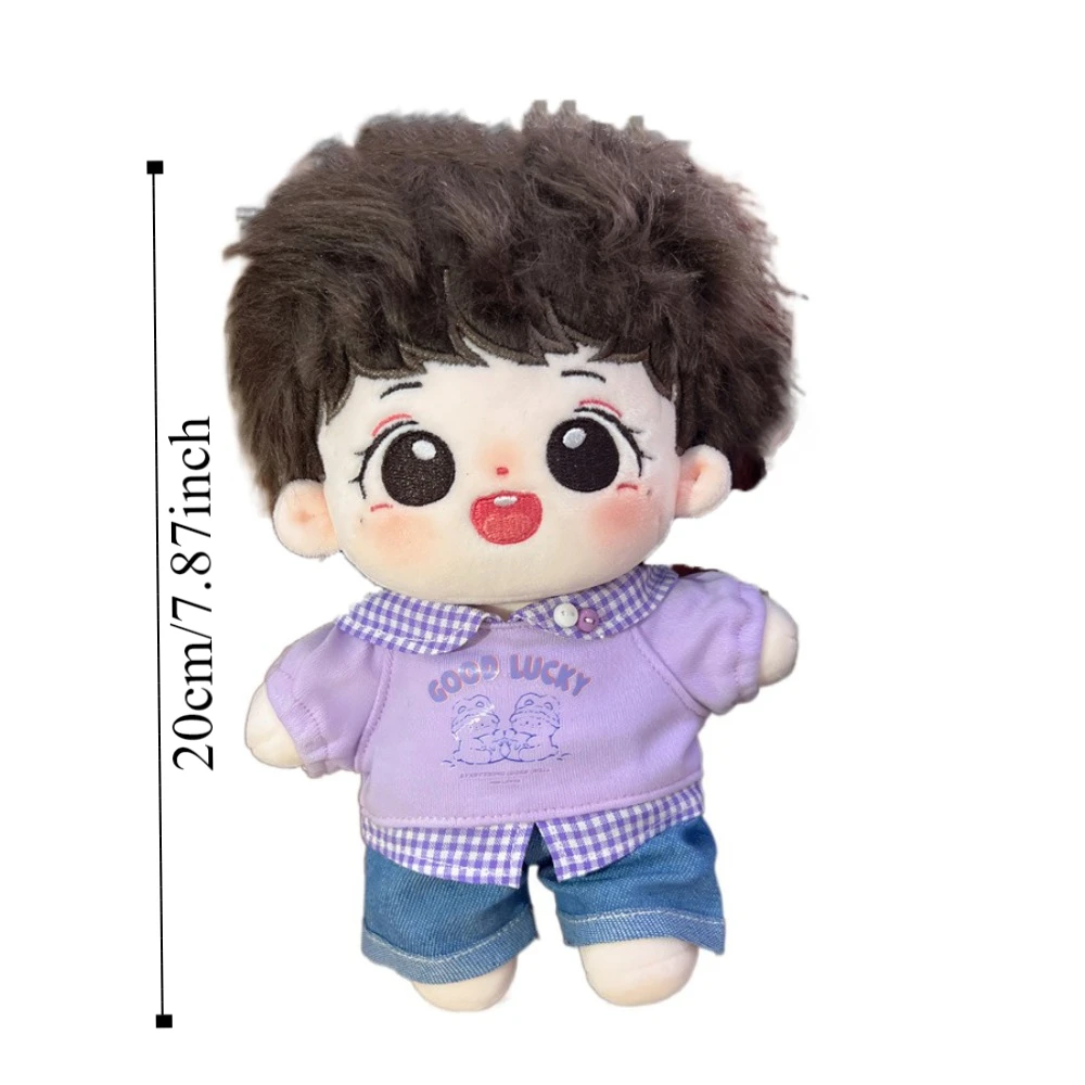 Hoodie 20CM Cotton Doll Clothes Pants Dress Up Stuffed Doll Suit Replacement Casual Suit Plush Toys Clothes Doll Accessories