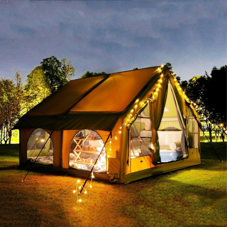 

ST 12.0 Newest Design 6-8 Persons Waterproof Inflatable Tent for Family Outdoor Camping