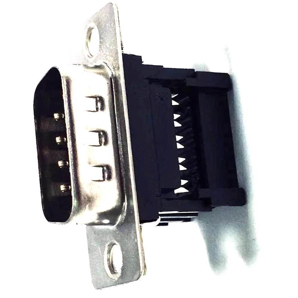 معدن D سبليت قواطع ثقب موصل ذكر محول ، DB25 ، DB9PIN ، 2 صفوف من 5 قطعة