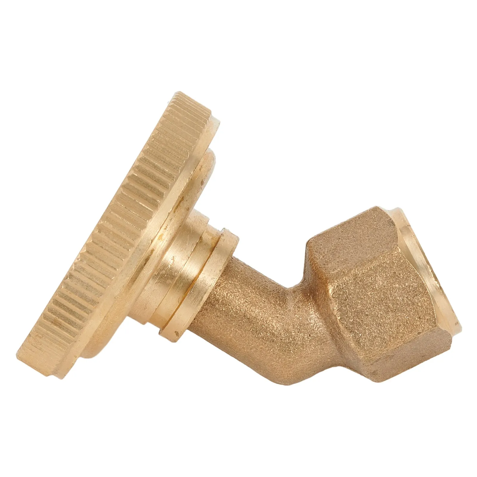Sprinkler Garden Sprinkler Spray Head Faucet Garden Plant Watering Bend Eight Holes Integrated Metallic Copper NEW