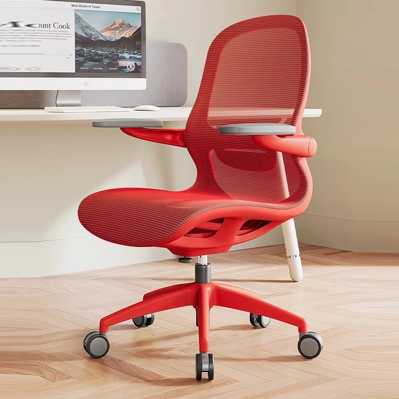 คุณภาพสูงสํานักงานเก้าอี้สบายเก้าอี้คอมพิวเตอร์ Home Staff Conference เก้าอี้ 4D แขนยกหมุน 120 °   เก้าอี้ปรับเอนได้