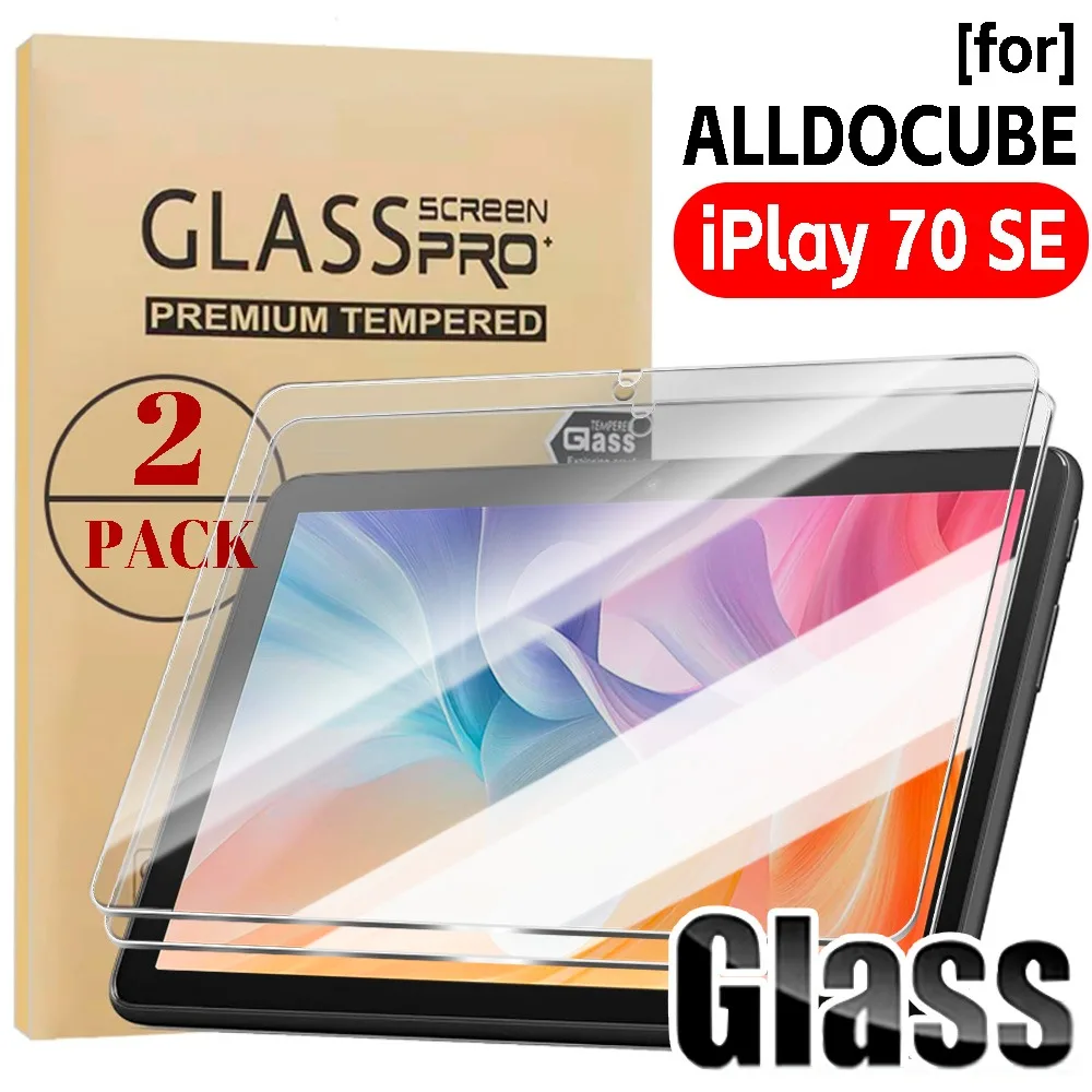 

1-2pcs for ALLDOCUBE IPlay 70 SE 9H Tempered Glass Screen Protectors Anti Scratch HD Clear Protective Films for IPlay 70 SE