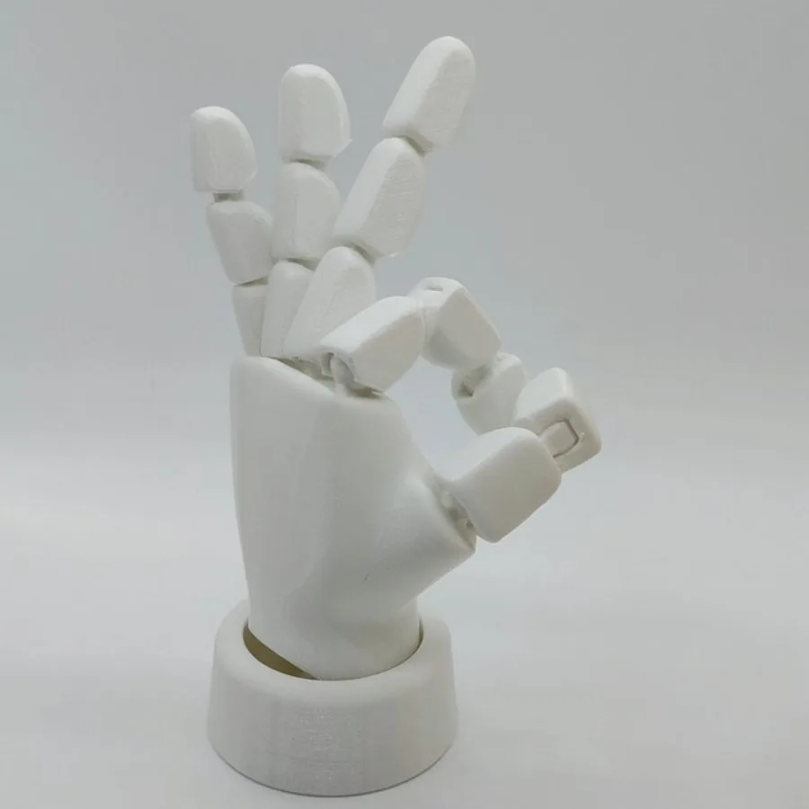 Hands with movable joints, 3D printed flexible finger decorations, perfect gifts for family and friends - view 4