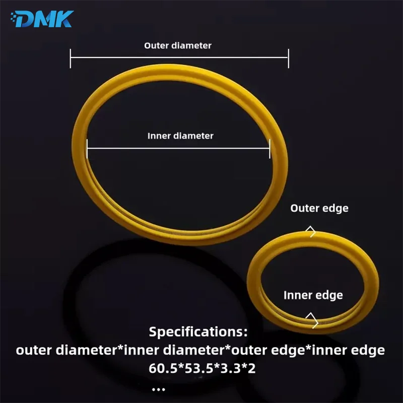 Precitec Sealing Ring Laser Cutting Head Spring Seal PTFE O-Rings For ProCutter1.0 2.0 LightCutter Protective Lens Yellow Seals