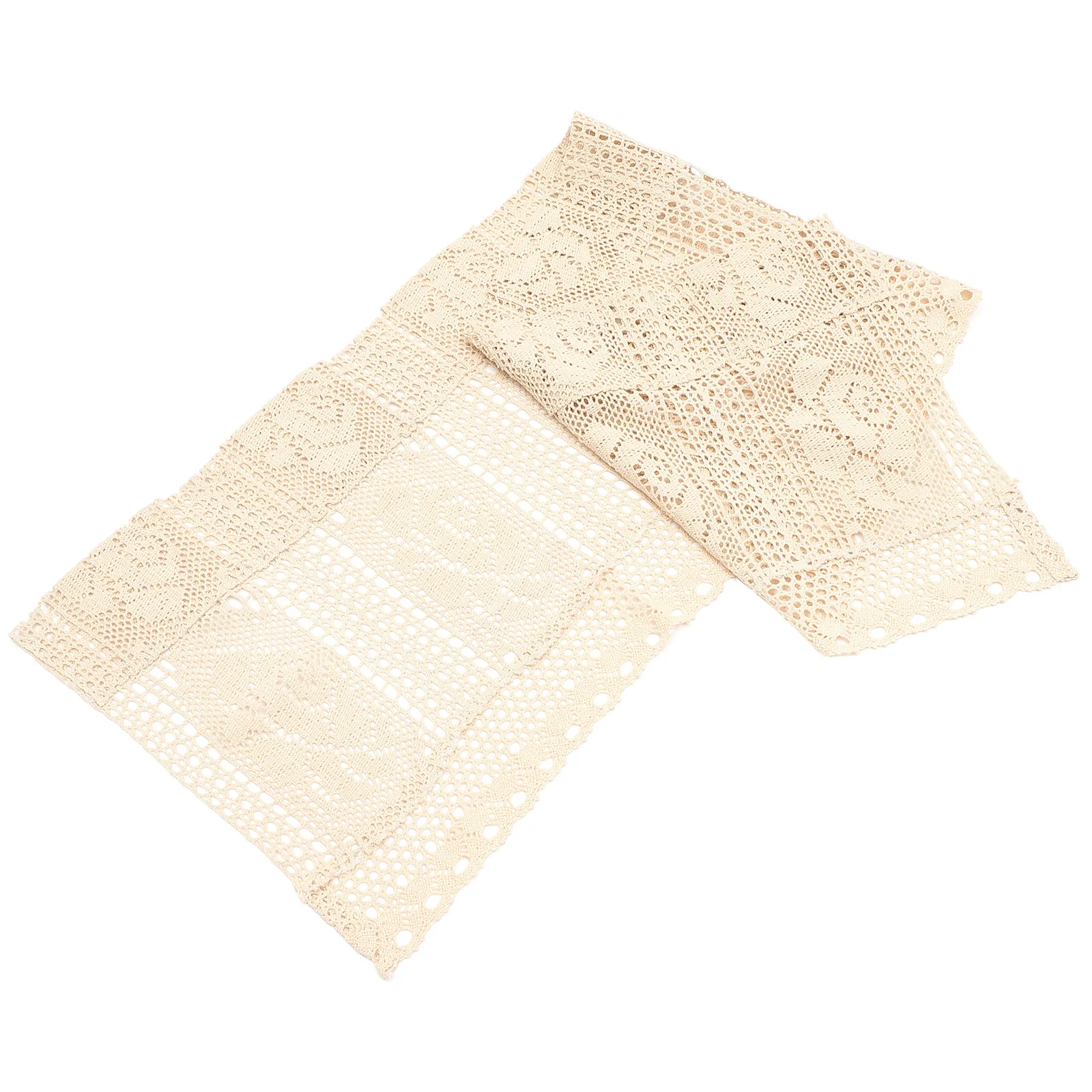 

Cotton Linen Crochet Curtain Kitchen Window Small Short Blackout Washable Crochet Curtain Kitchen Curtains