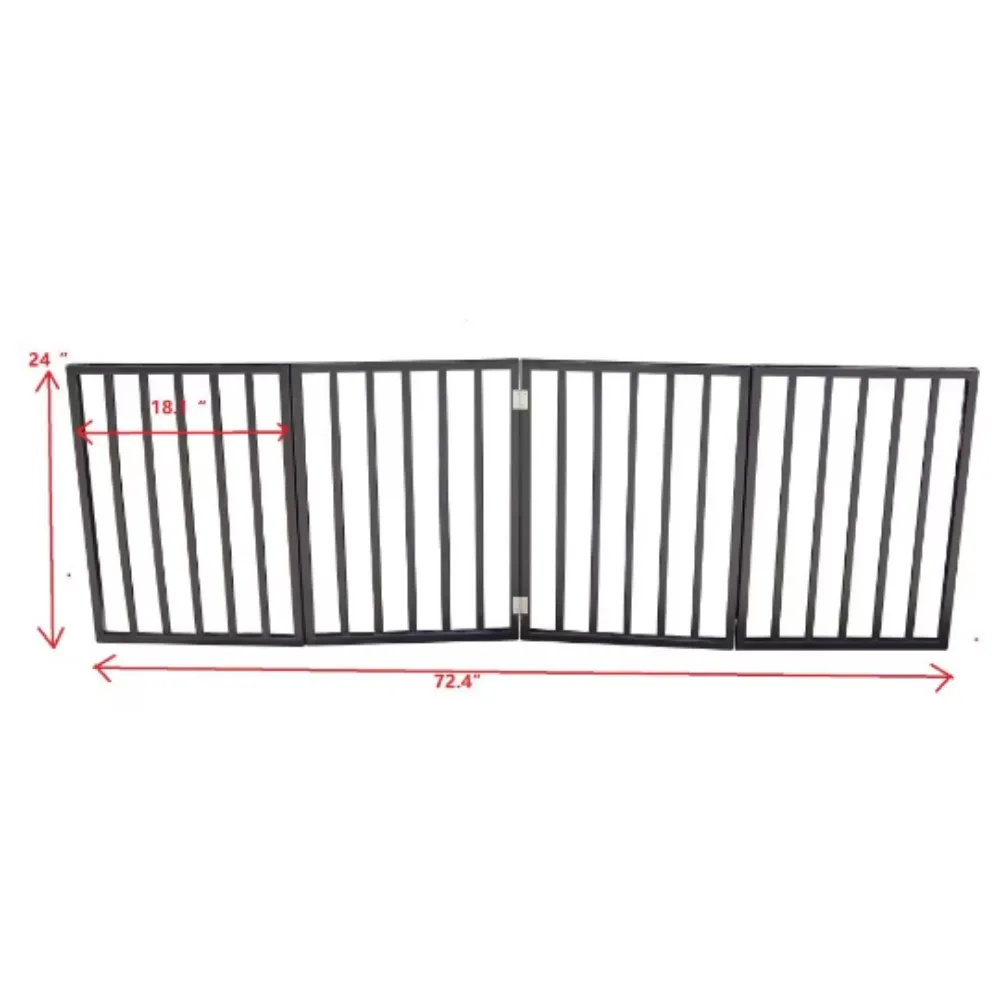 Portable Pet Dog Barrier Fences Metal Pet Gate Dog Gate Playpen For Dog Safety Fence Indoor