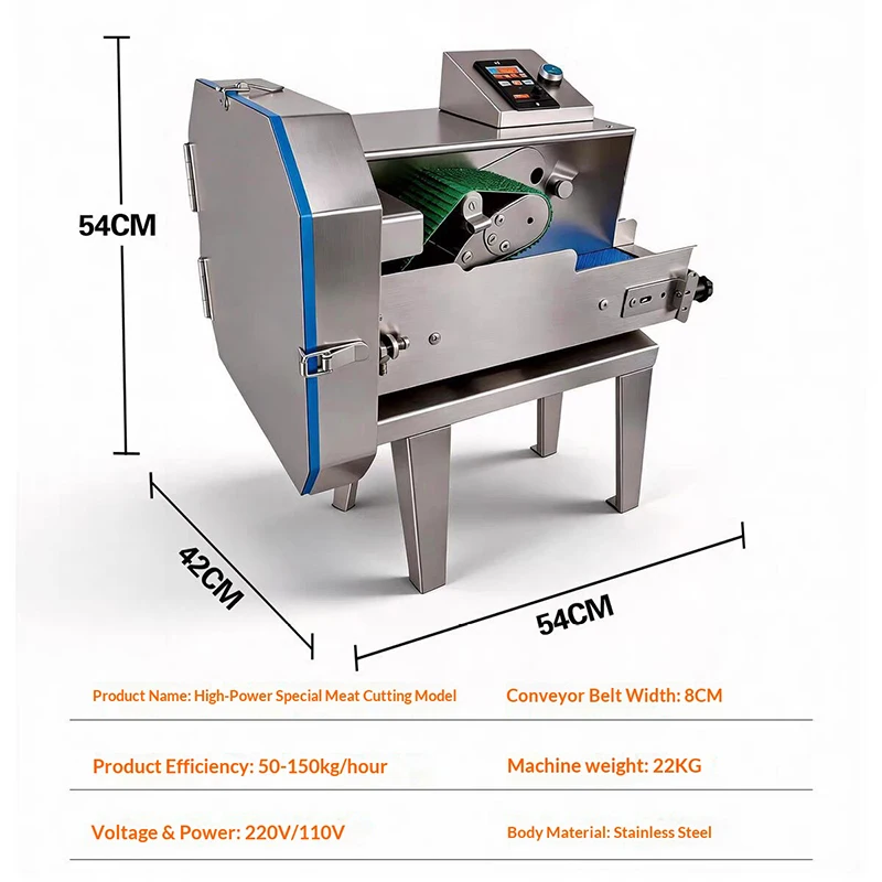 Commercial Automatic Ham Bacon Sausage Slicer Cutting Boiled Beef Meat Slice Machine - view 3