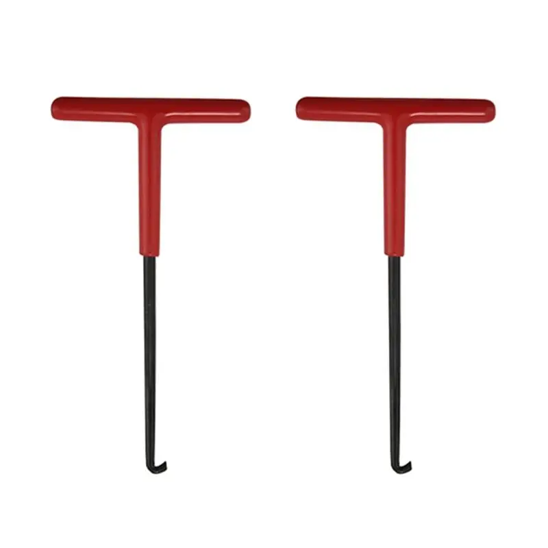 

2 Pcs Exhaust Pipe Spring Disassembly Puller Motorcycle Modified T-Type Exhaust Pipe Hook Steel Hook Motorcycle Tool