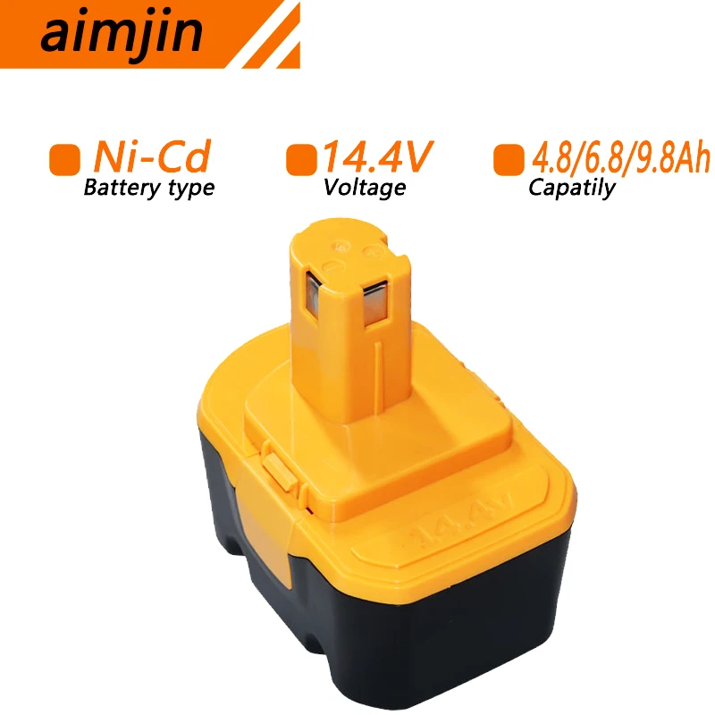 2026 14.4V 4.8/6.8/9.8Ah لبطارية Ryobi R10521 RY6201 RY6202 130224010 130224011 1314702 1400144 1400655 أدوات كهربائية لاسلكية