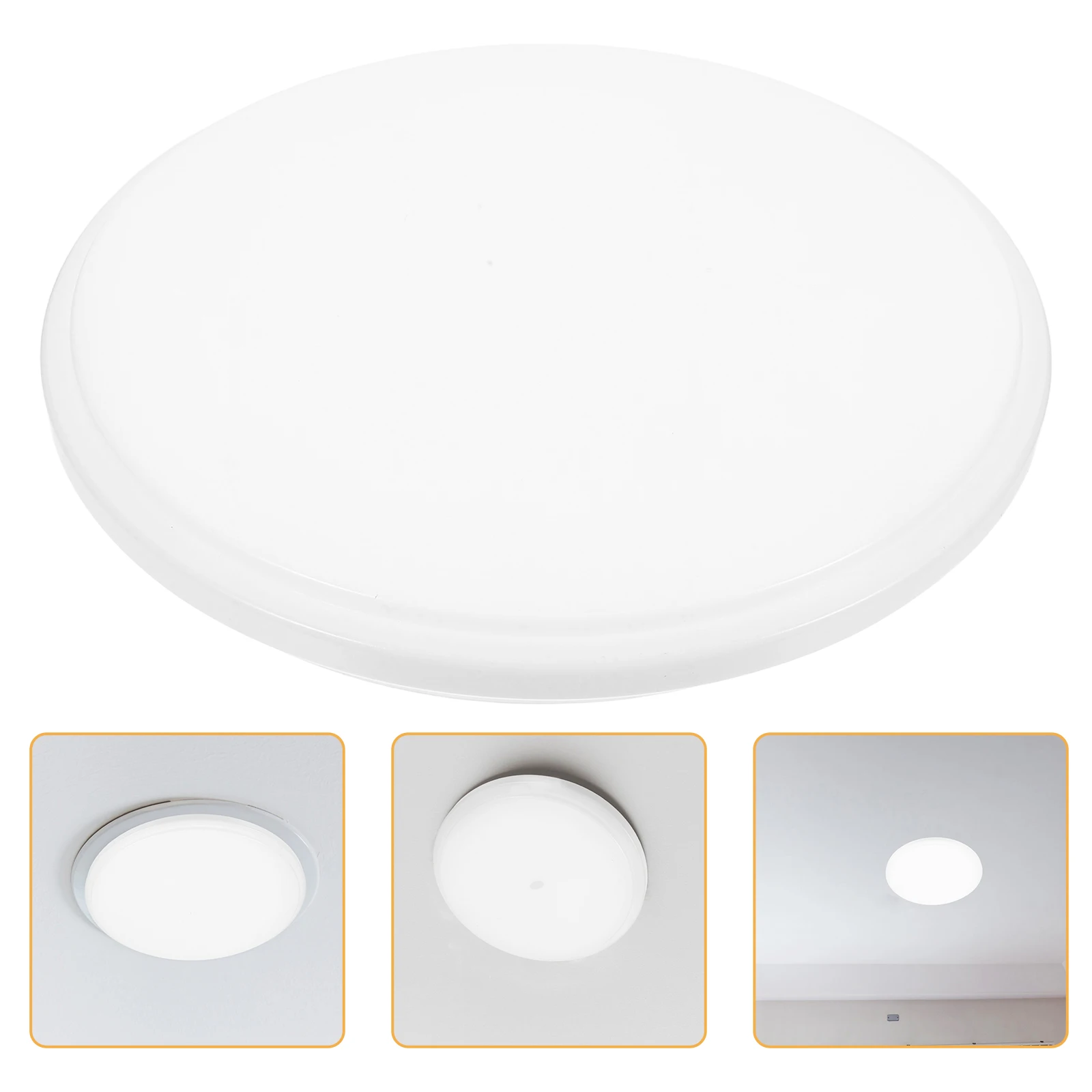 

Ceiling Light Accessories Lamp Shades Cover PVC Durable Round Clip Easy Installation Bedroom Balcony Kitchen Bathroom Uniform