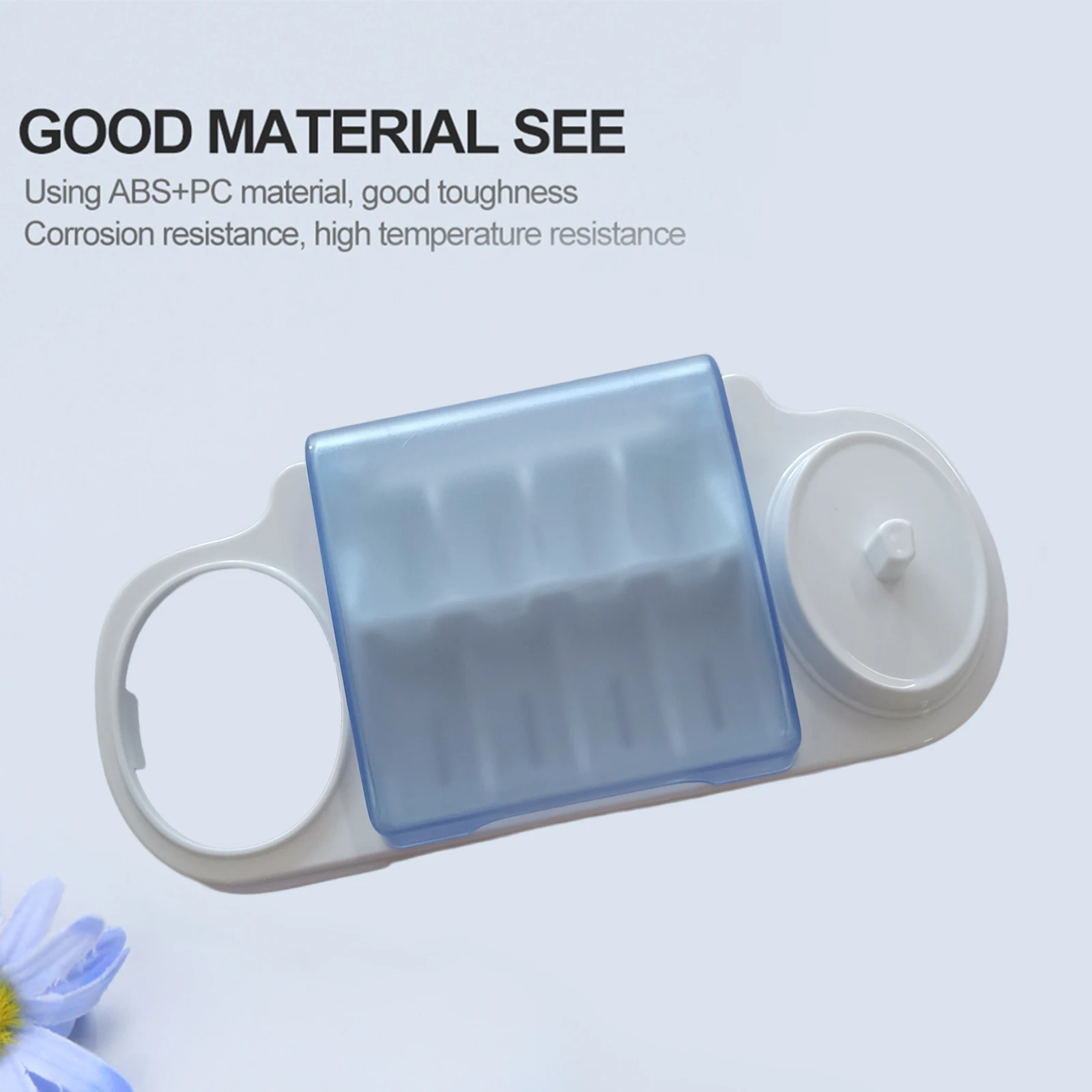 for Oral B Portable Electric Toothbrush Holder Travel Safe Case Box Toothbrush Camping Storage Case with 4 Brush Head Box